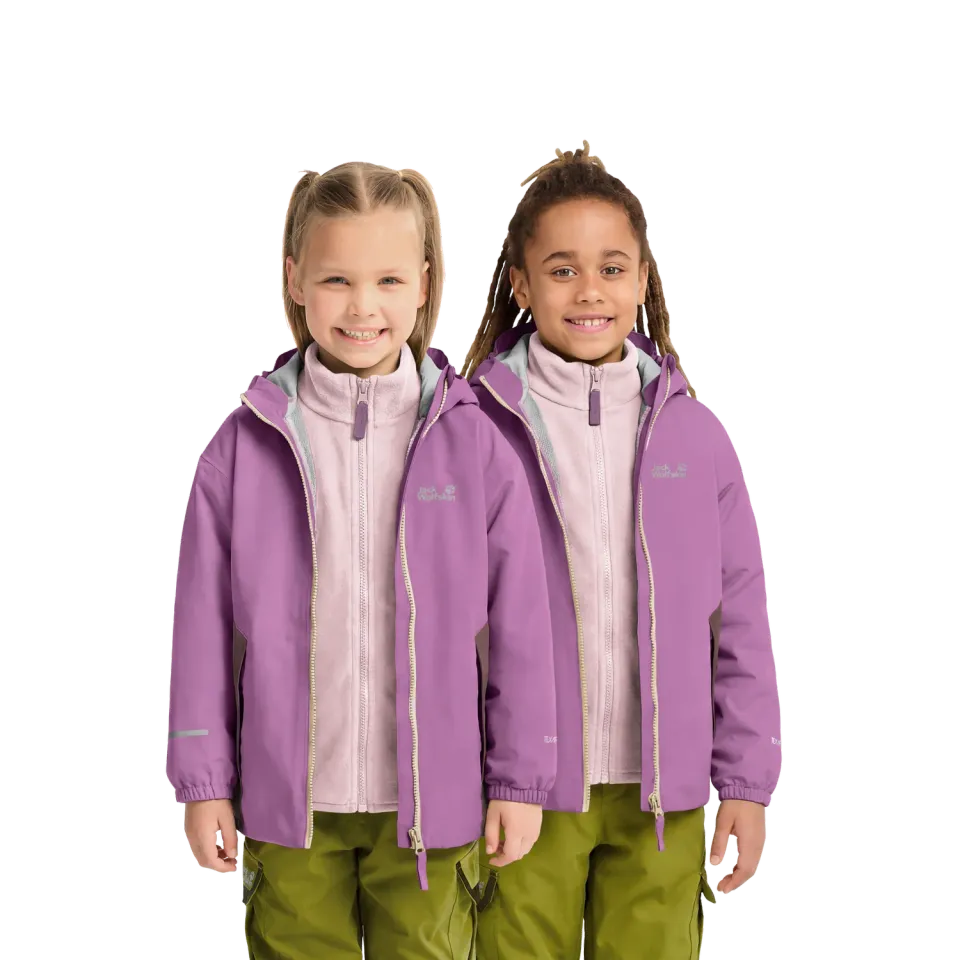 Jack Wolfskin Iceland 3in1 Jkt K veste enfant 3-en-1 pluie