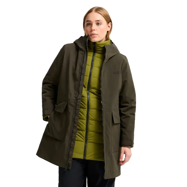 Jack Wolfskin Nabur 3in1 Coat W manteau hiver femme 3-en-1