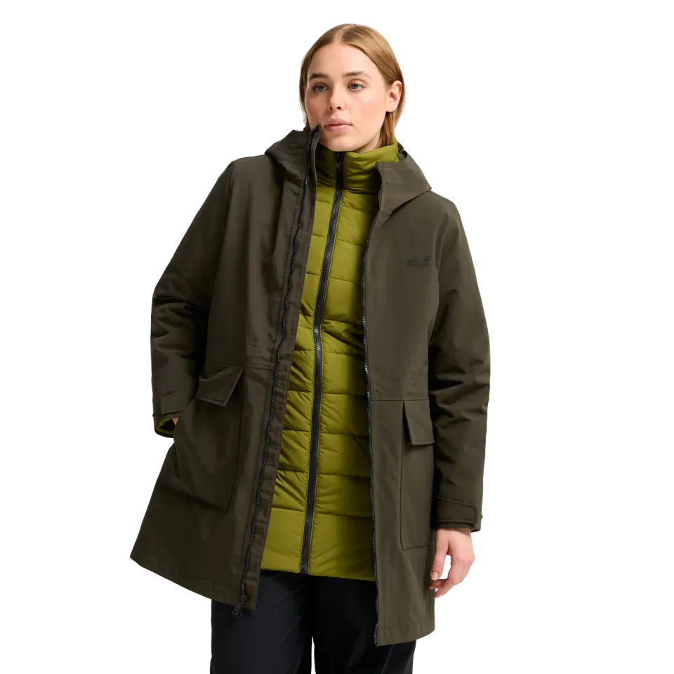 Jack Wolfskin Nabur 3in1 Coat W manteau hiver femme 3-en-1