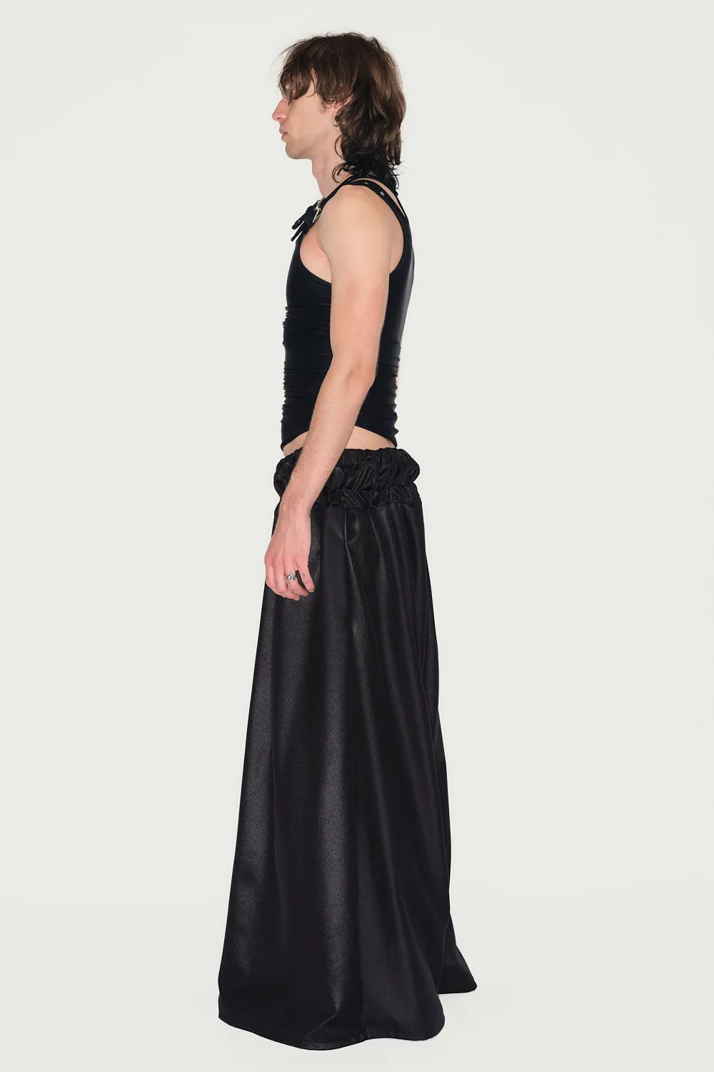 JEANNE FRIOT Shiny Pants pantalon brillant noir