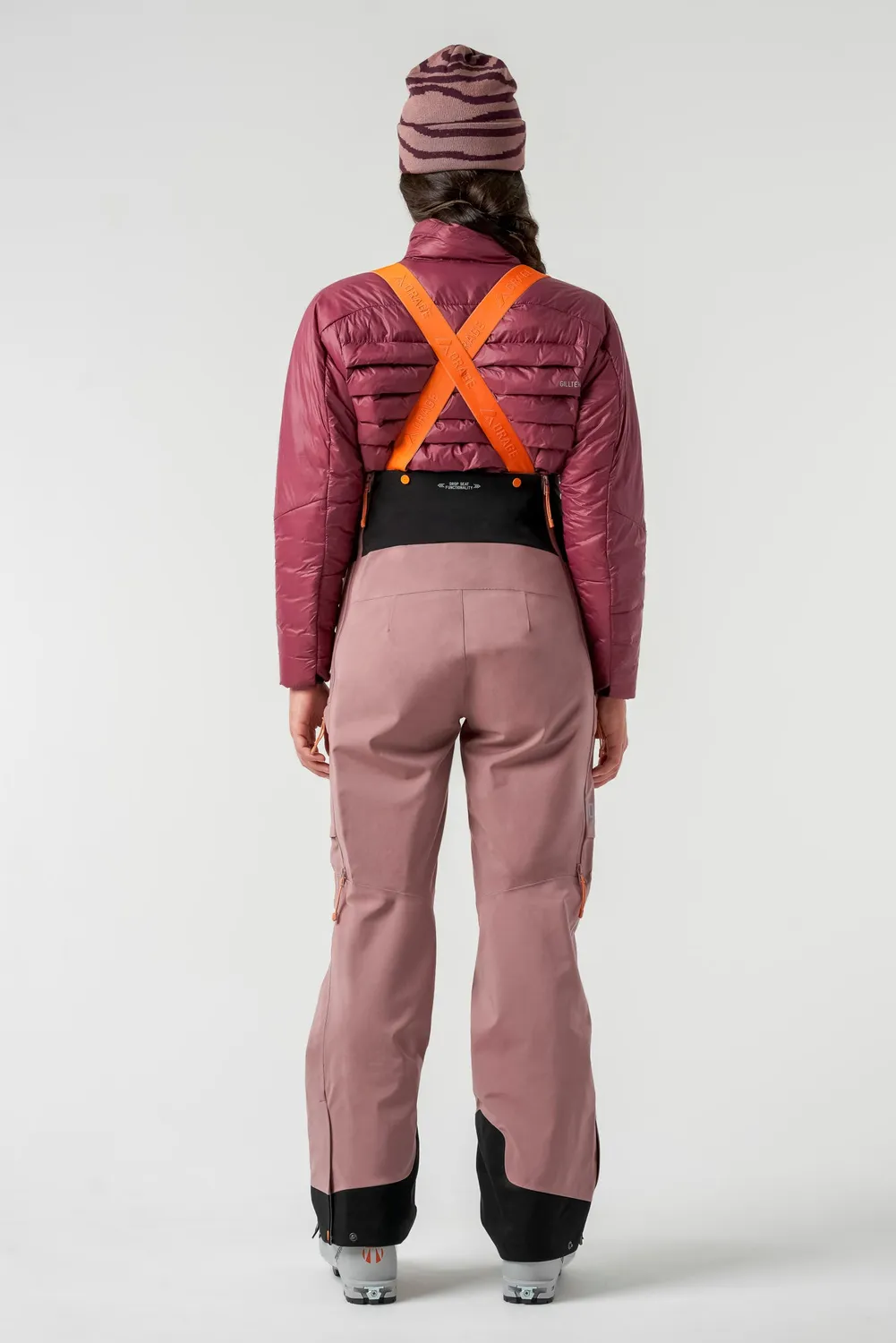 Orage MTN-X Cliff 3L salopette ski femme prune clair 3 couches