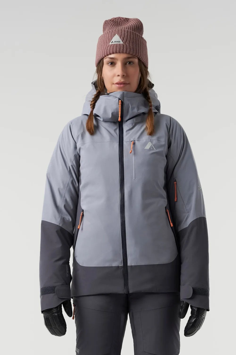 Orage Nina veste ski femme Steel Blue isolante