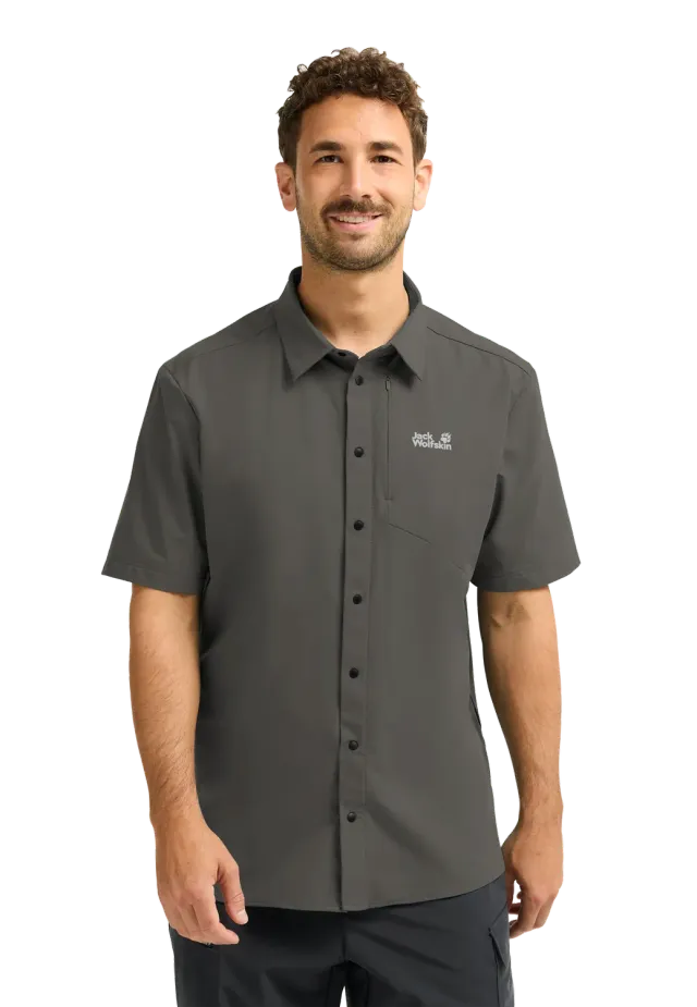 Jack Wolfskin Prelight Suncool Shirt M chemise rando anti-UV