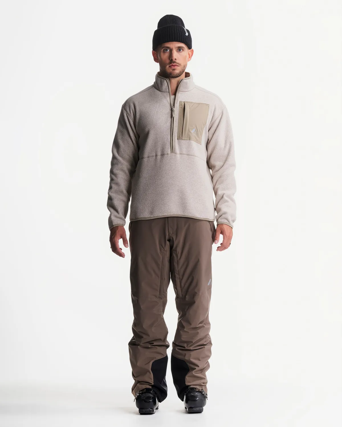 Orage Hunter R10201 polaire homme Dark Birch demi-zip