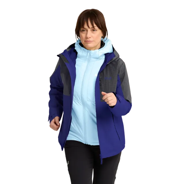 Jack Wolfskin Hikeminded 3in1 JKT W veste 3-en-1 femme
