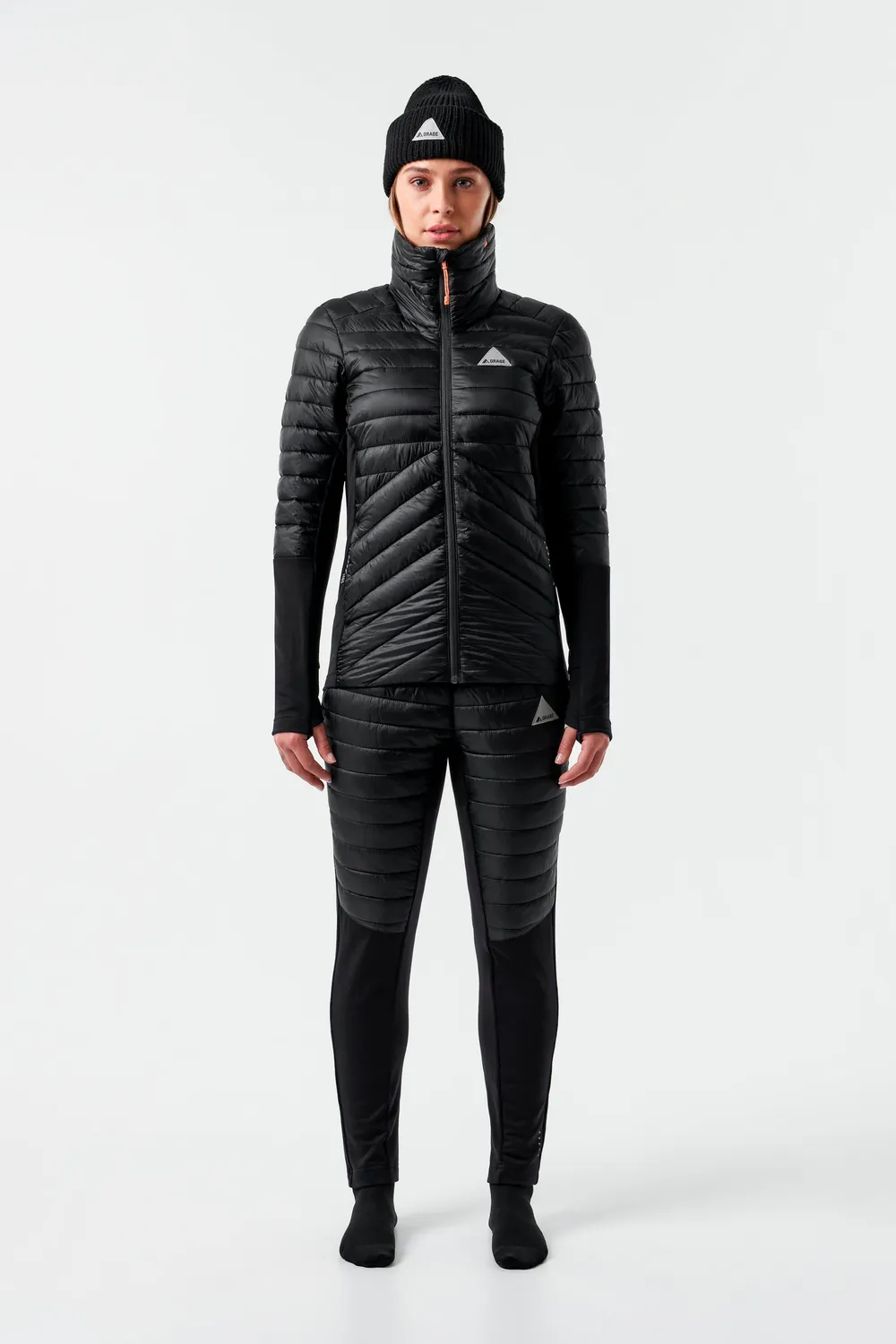 Orage Phoenix Hybrid veste femme noire midlayer