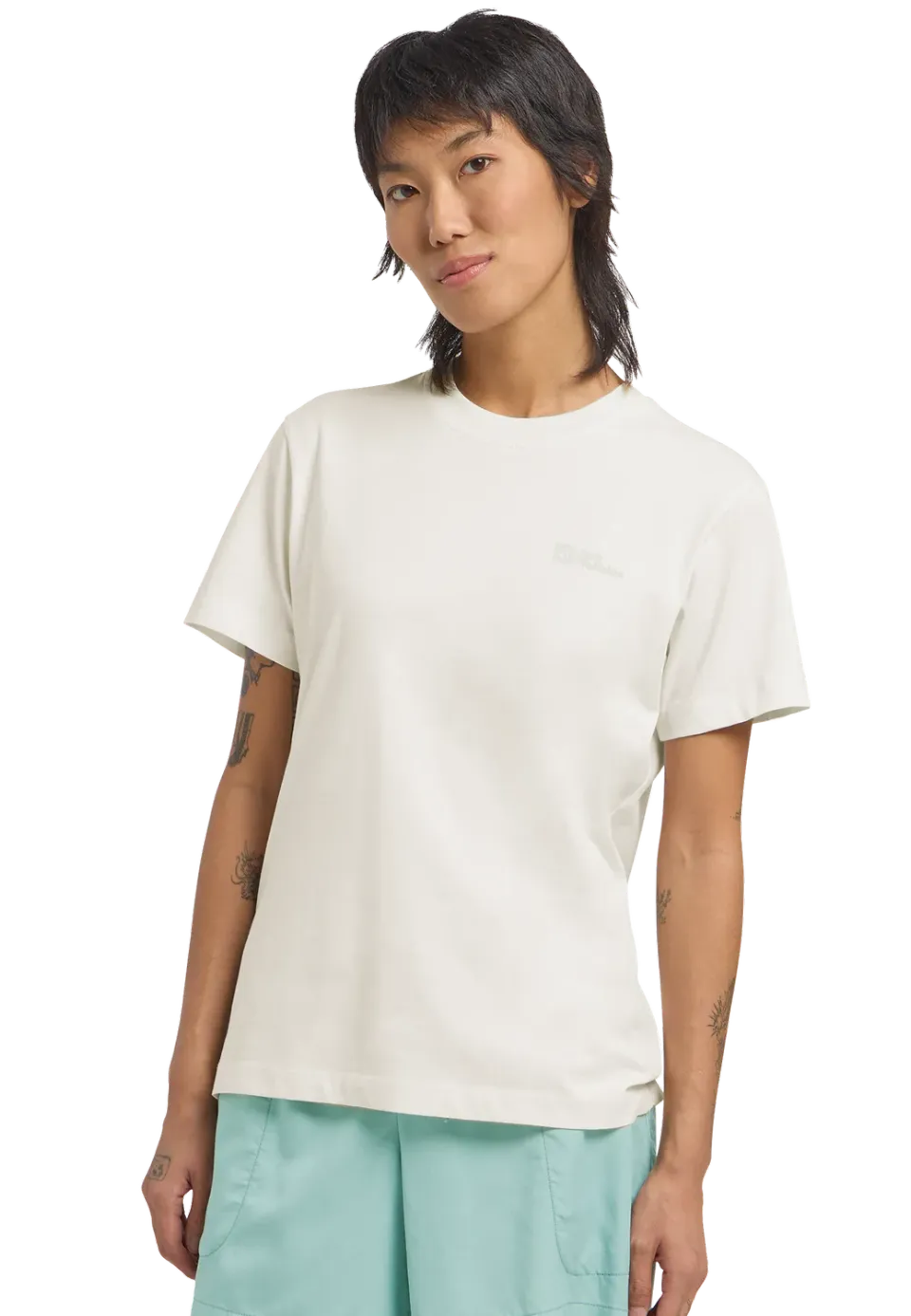 Jack Wolfskin Essential T W t-shirt femme coton bio