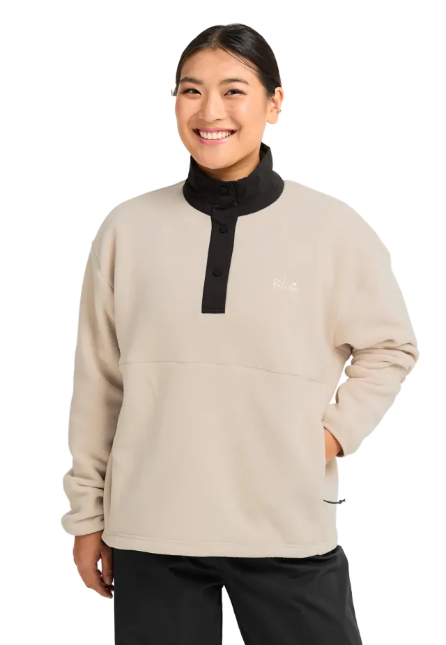 Jack Wolfskin Sumetro HZ W pull polaire femme coupe ample