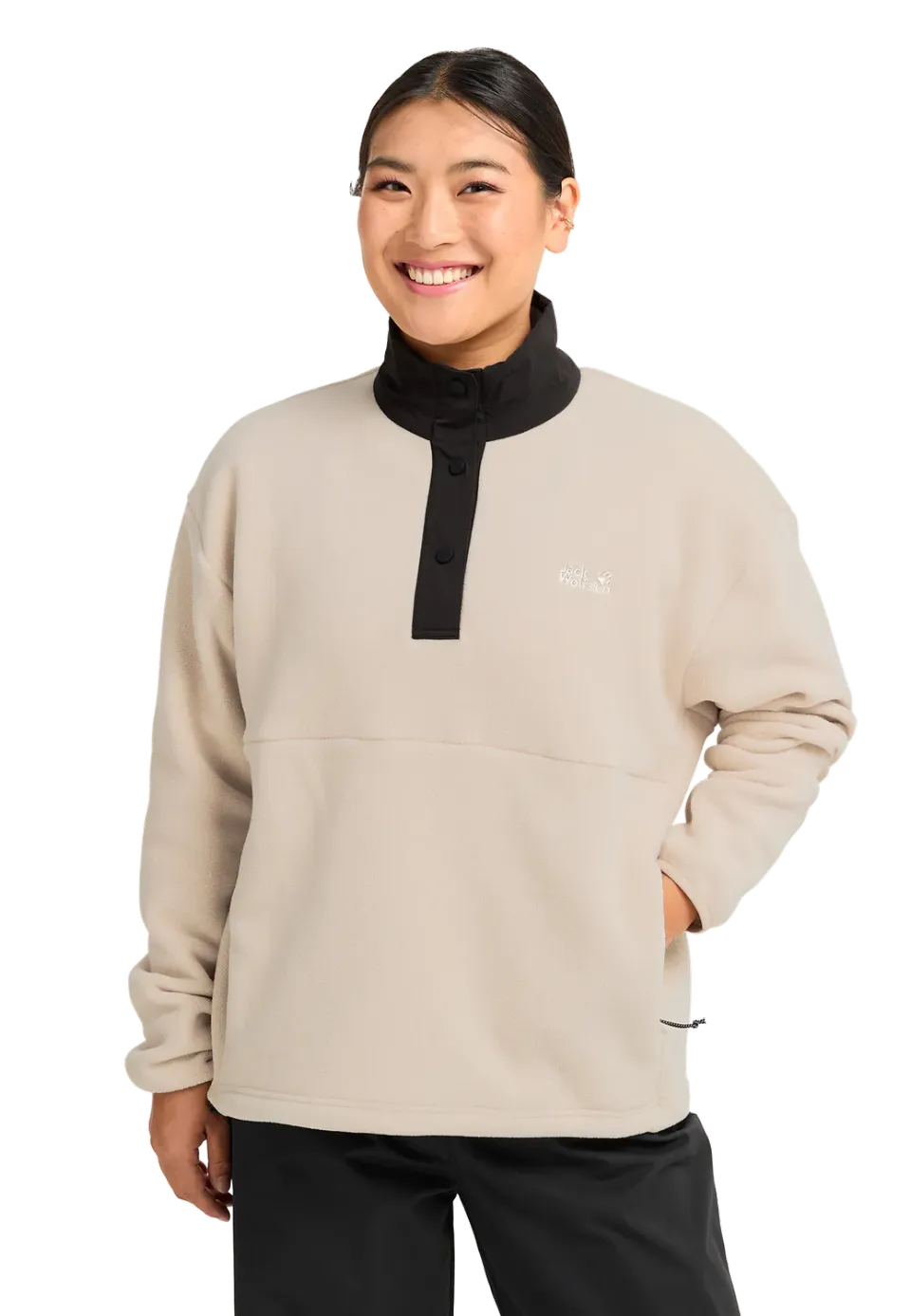 Jack Wolfskin Sumetro HZ W pull polaire femme coupe ample