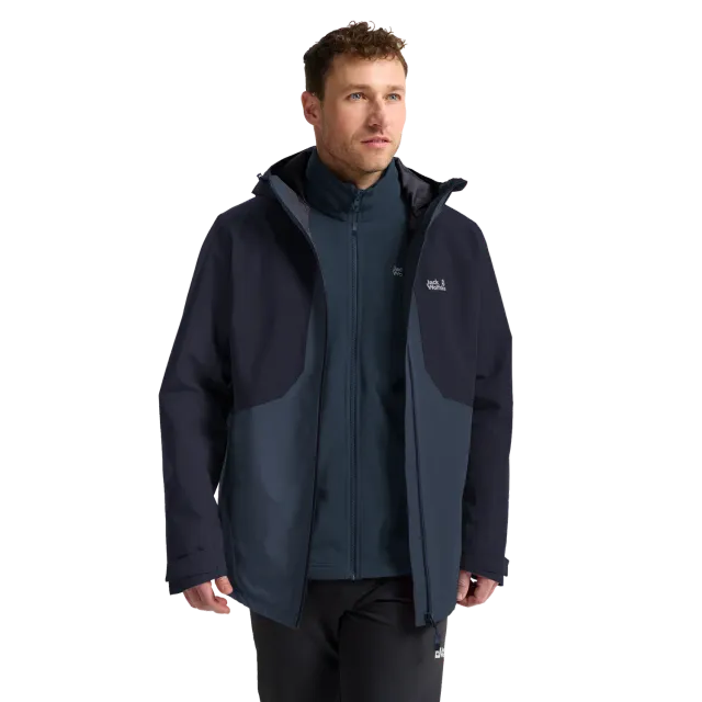 Jack Wolfskin Stonetrail 3in1 Jkt M veste homme 3-en-1 étanche