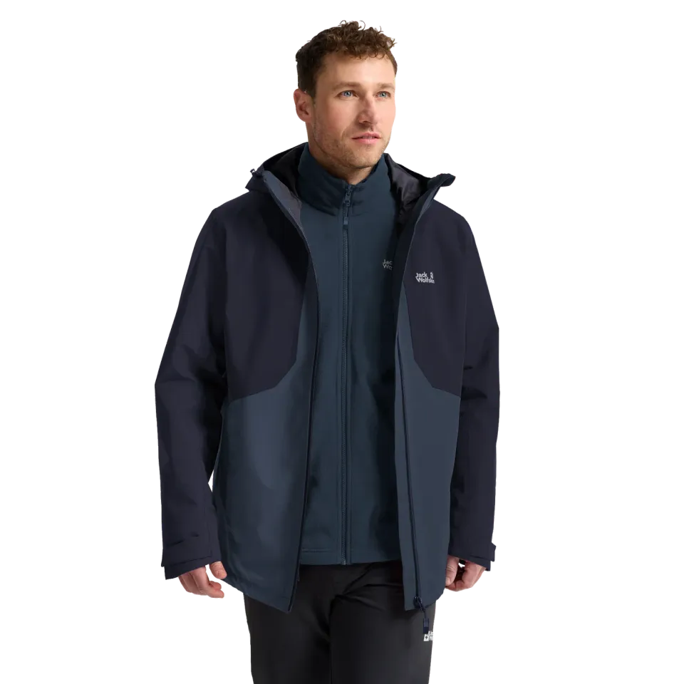 Jack Wolfskin Stonetrail 3in1 Jkt M veste homme 3-en-1 étanche