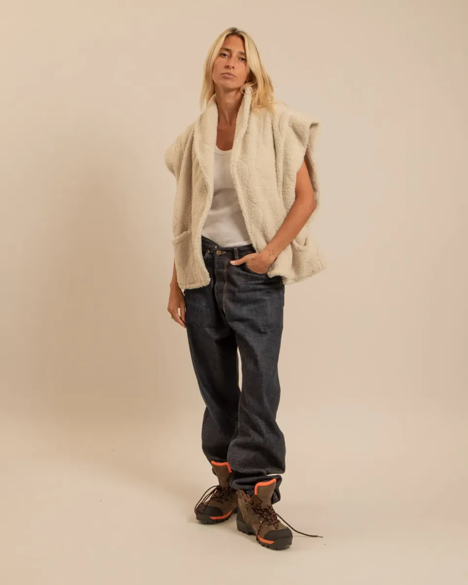 AOKYANOS Brooklyn Sherpa veste crème taille unique