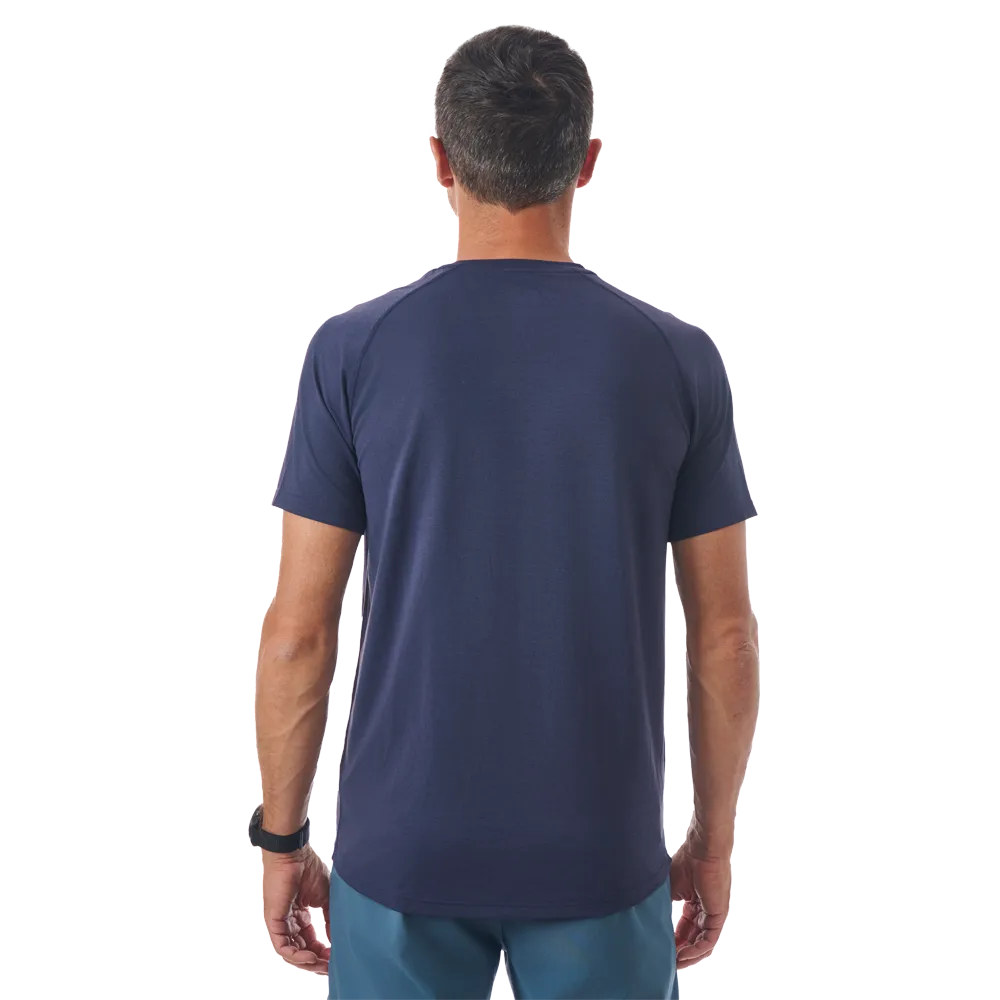 Lhotse Ayden T-shirt Navy Blue respirant