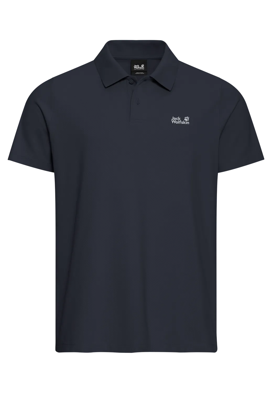 Jack Wolfskin Essential polo homme coton manches courtes