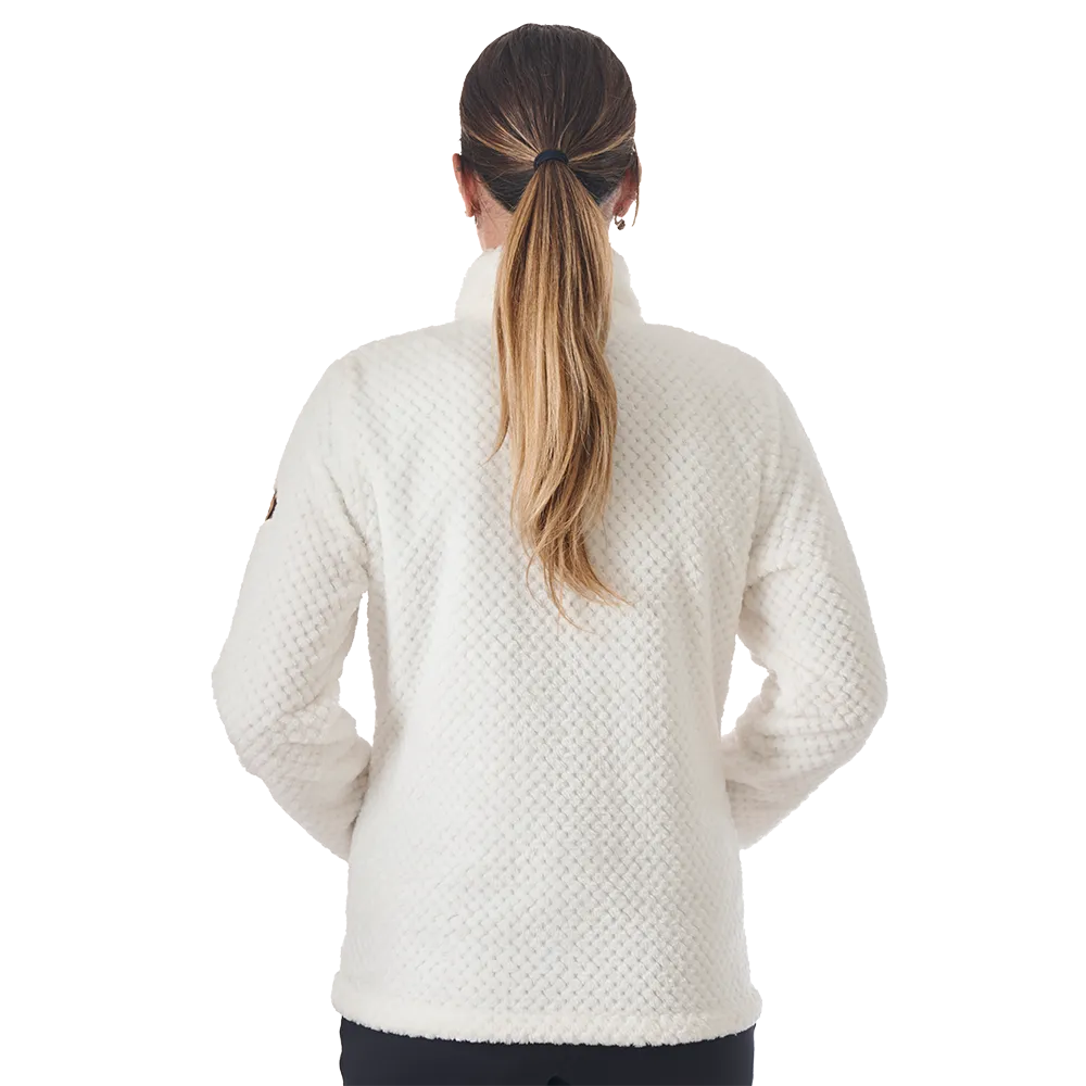 LHOTSE Yolana polaire white 3 poches zippées