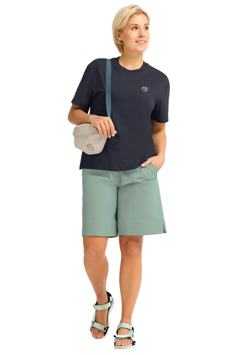 Jack Wolfskin Curious T W t-shirt femme coton détente