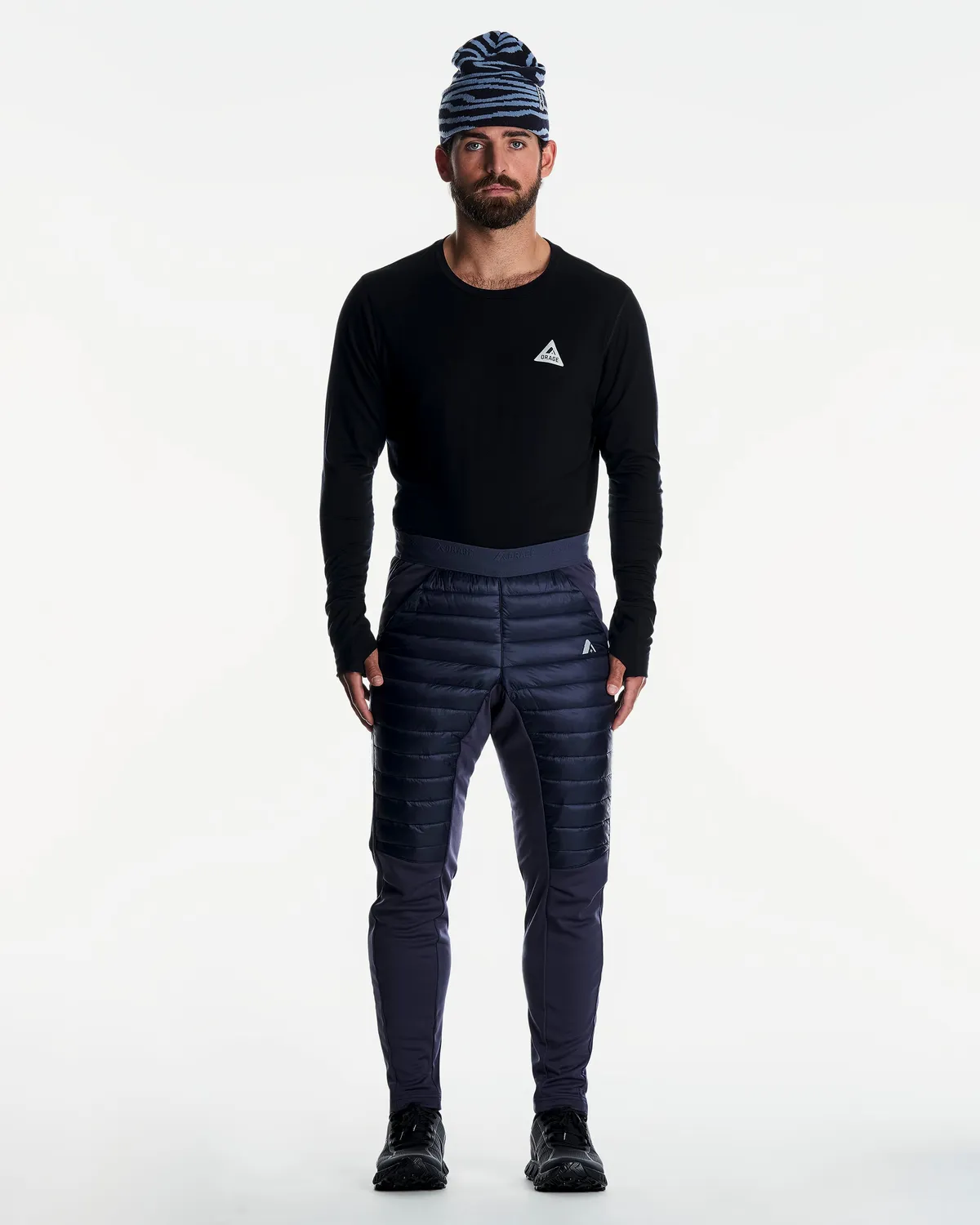 Orage Stash MTN-X Hybrid pantalon ski Noir isolant