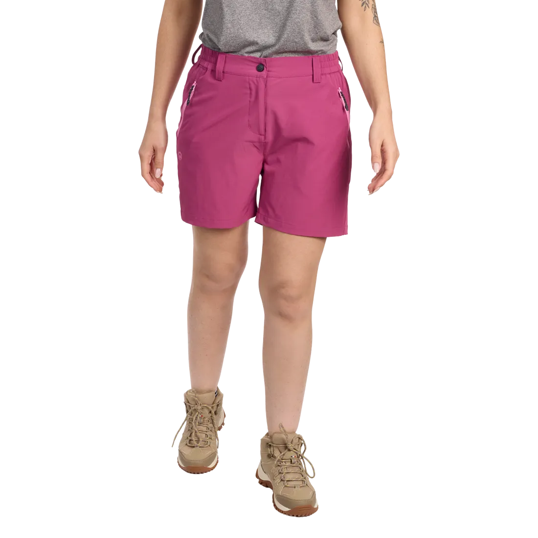 Lhotse Malia short fuchsia poches zippées