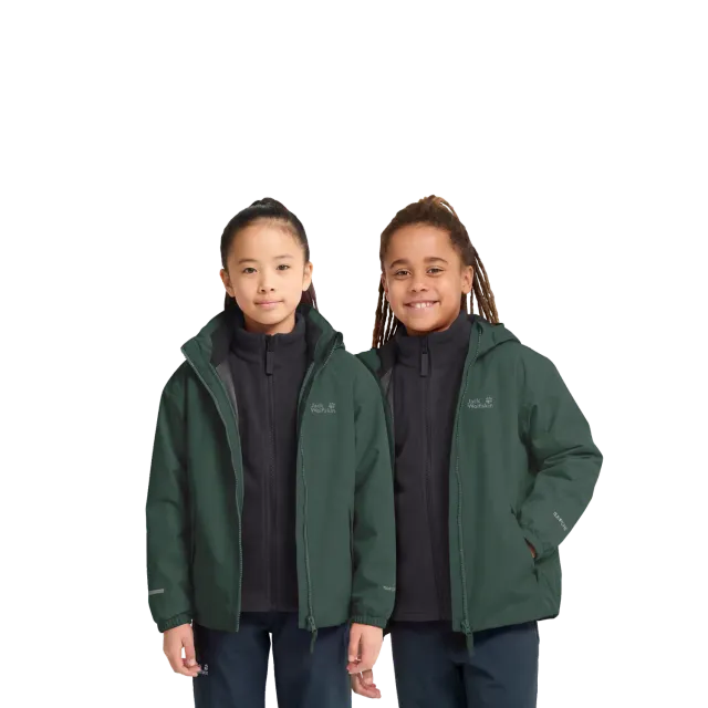 Jack Wolfskin Iceland 3in1 veste enfant pluie polaire