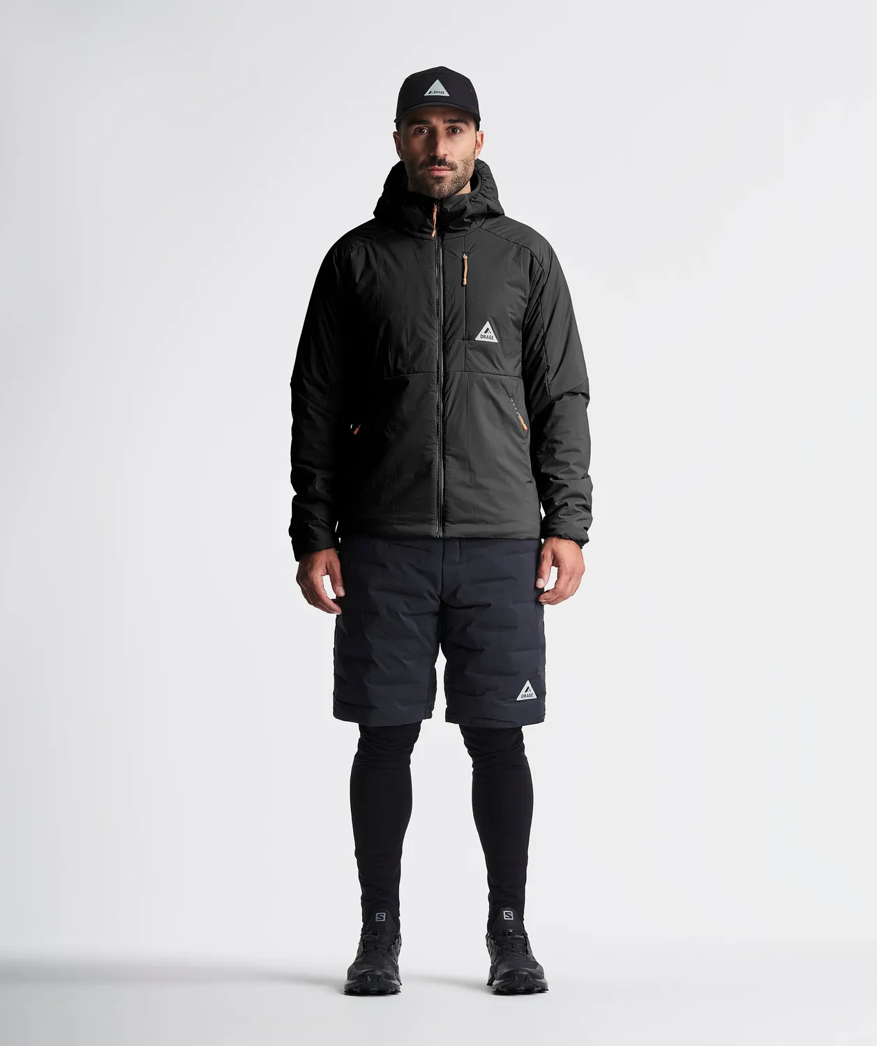 Orage Spine Hoodie veste homme noir stretch chaud