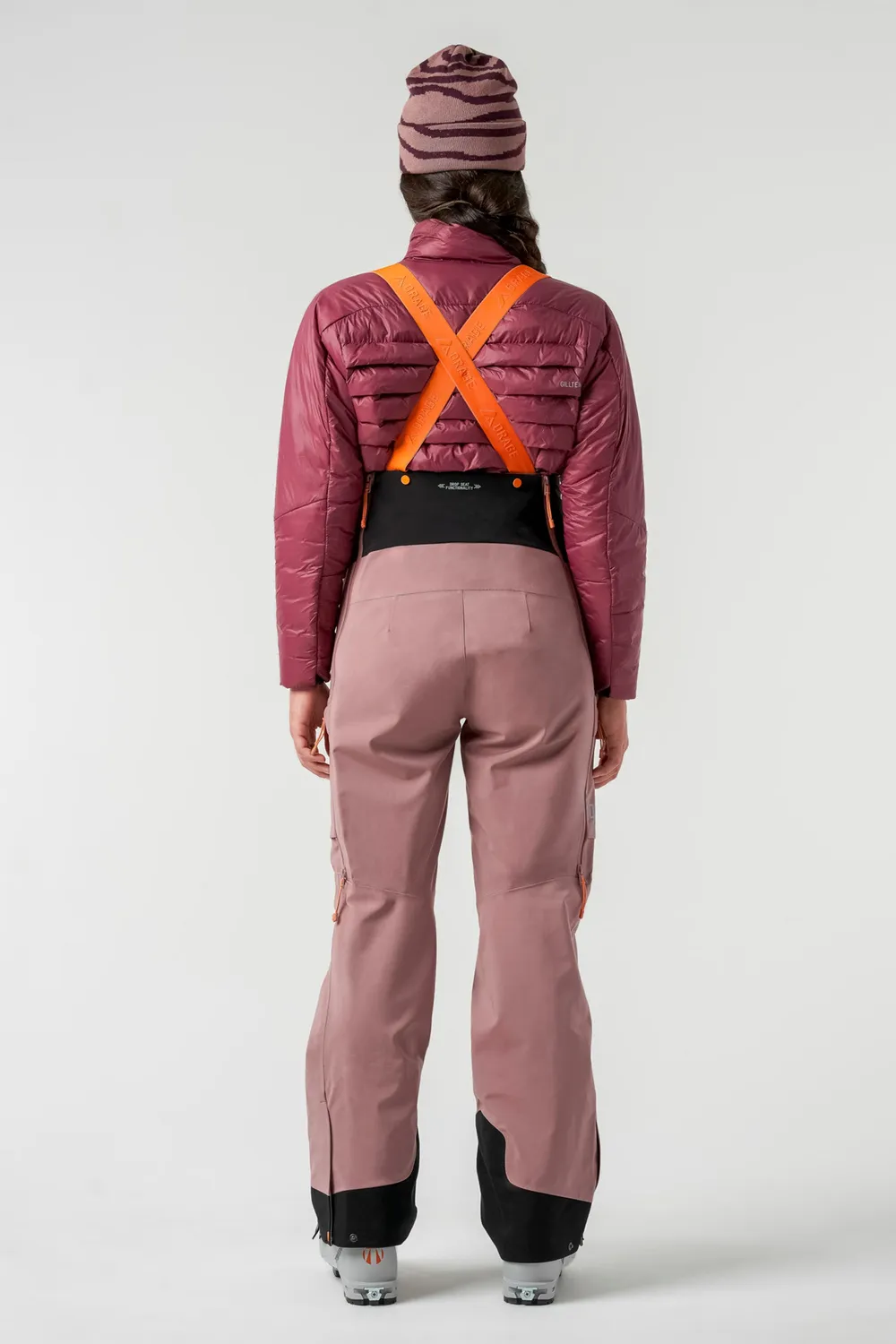 Orage MTN-X Cliff 3L salopette ski femme prune clair 3 couches