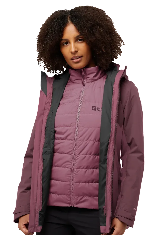 Jack Wolfskin Hunberg 3in1 Jkt W veste 3 en 1 femme
