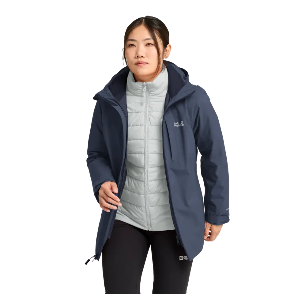 Jack Wolfskin Hunberg 2 3in1 Jkt W veste 3-en-1 femme imperméable