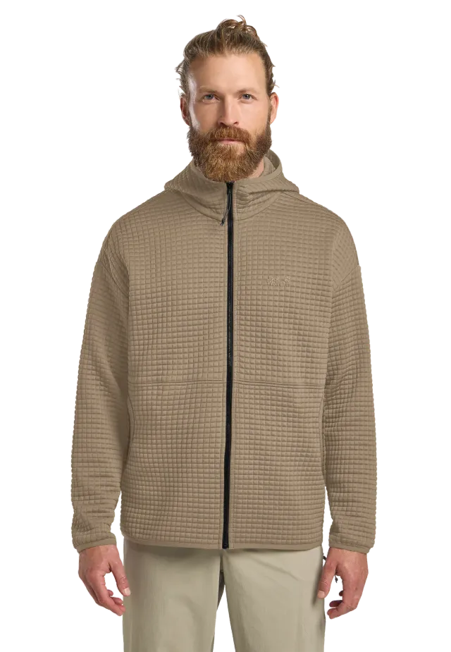 Jack Wolfskin Mogari Hooded FZ M polaire homme gaufrée