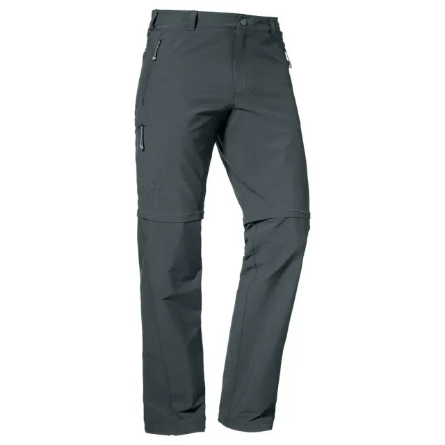 Schöffel Koper Zip Off pantalon homme noir convertible
