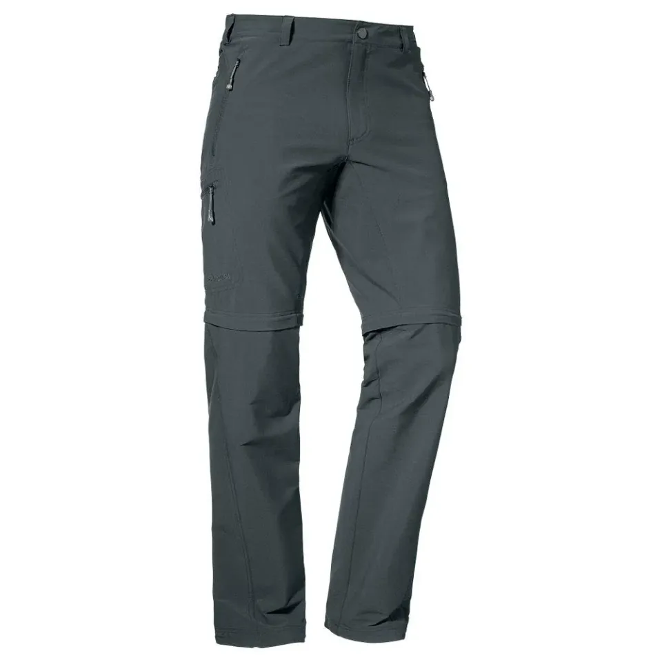 Schöffel Koper Zip Off pantalon homme noir convertible