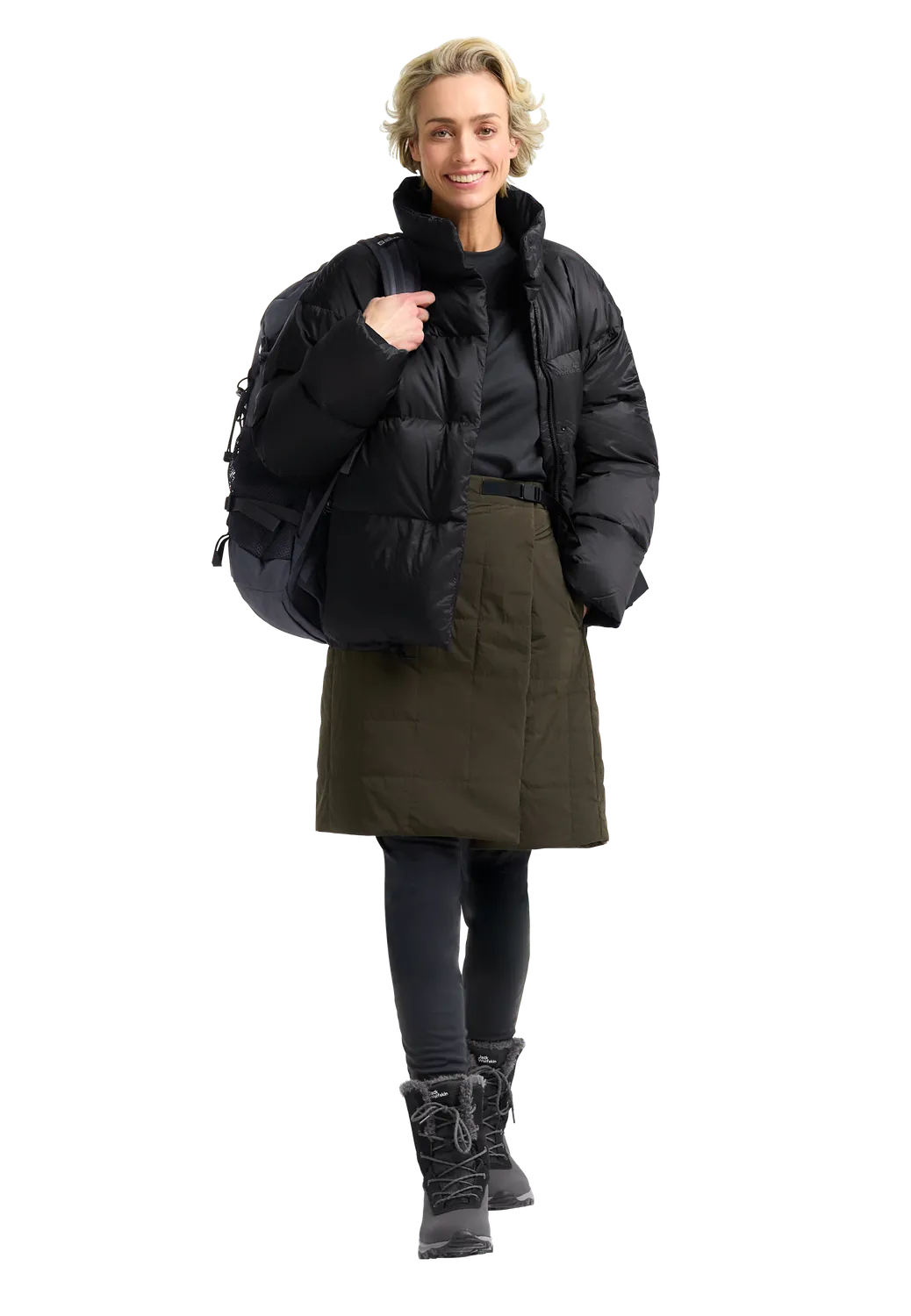 Jack Wolfskin Winterdune Skirt jupe hiver femme matelassée
