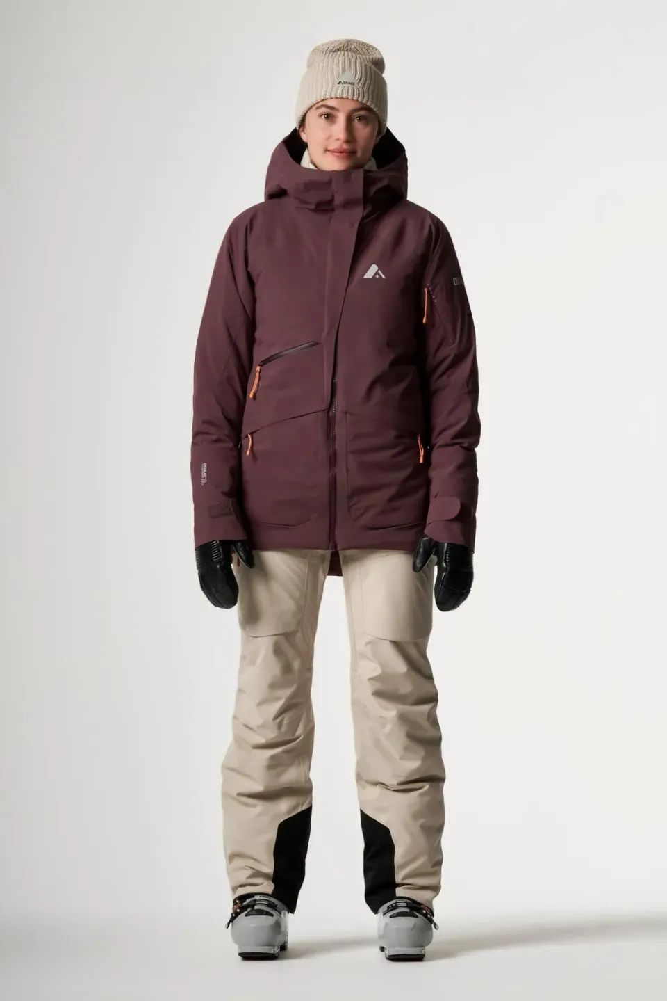 Orage Grace veste isolée femme prune 100g