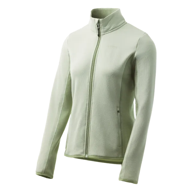 LHOTSE Greta polaire aloe grid zippée