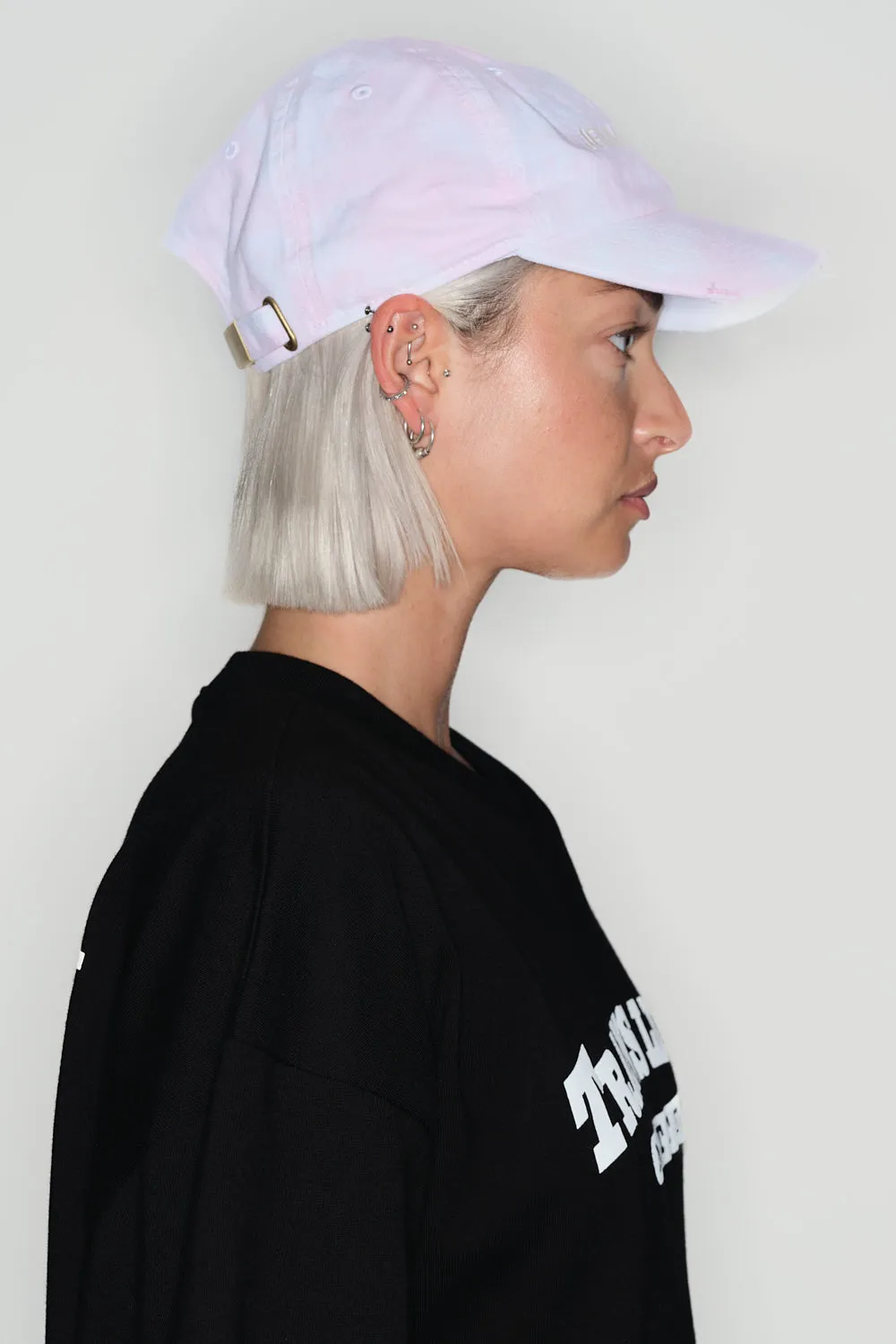 Jeanne Friot Resistance casquette tie-dye rose taille unique