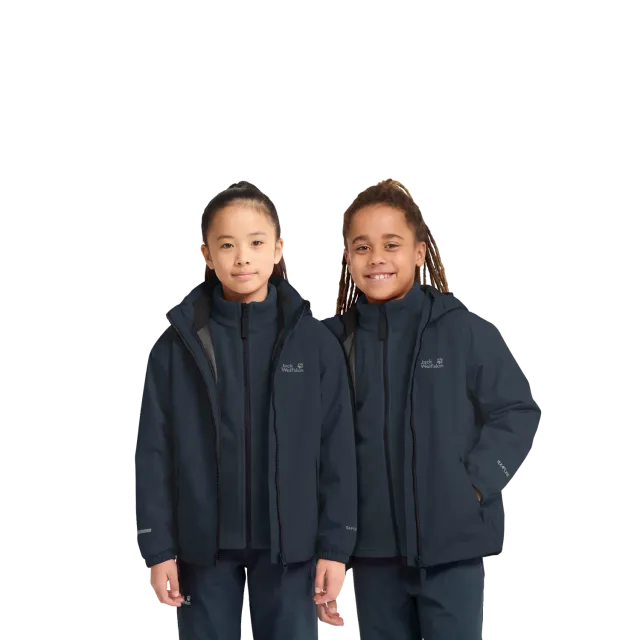 Jack Wolfskin Iceland 3in1 JKT K veste enfant imperméable