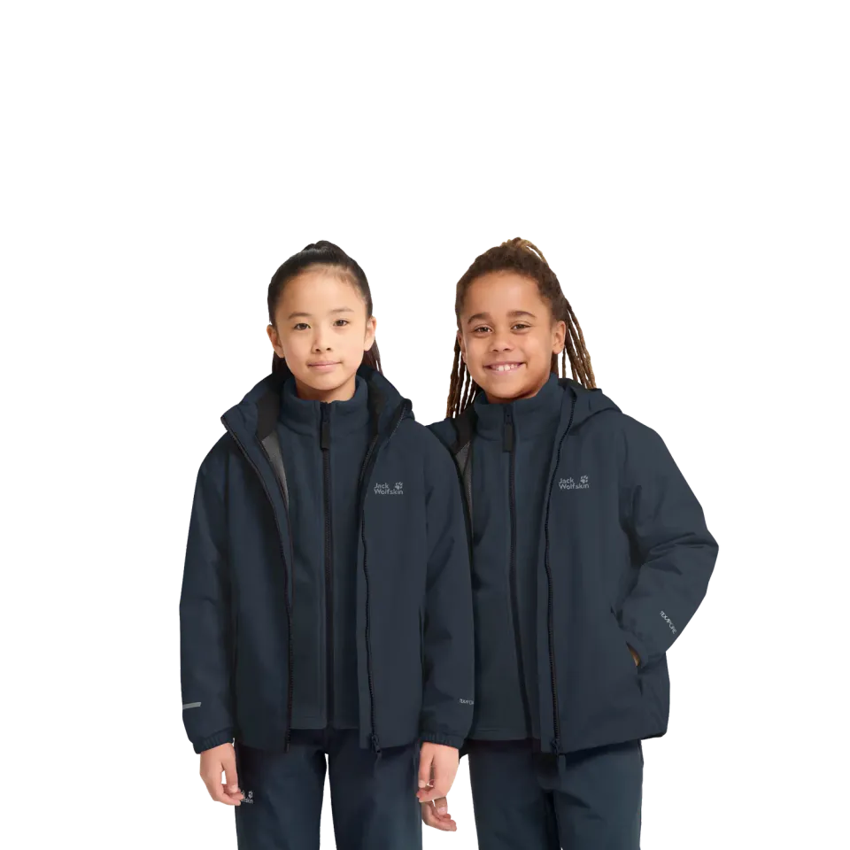 Jack Wolfskin Iceland 3in1 JKT K veste enfant imperméable