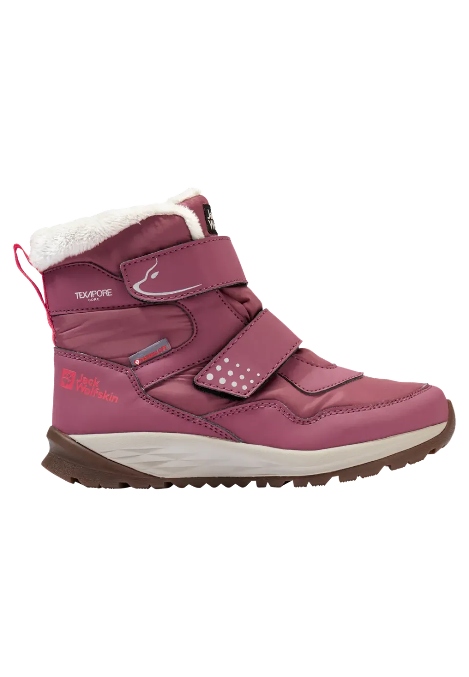Jack Wolfskin Polar Bear Texapore Mid bottes hiver enfant scratchs