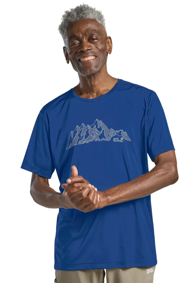 Jack Wolfskin Peak Graphic T t-shirt homme respirant