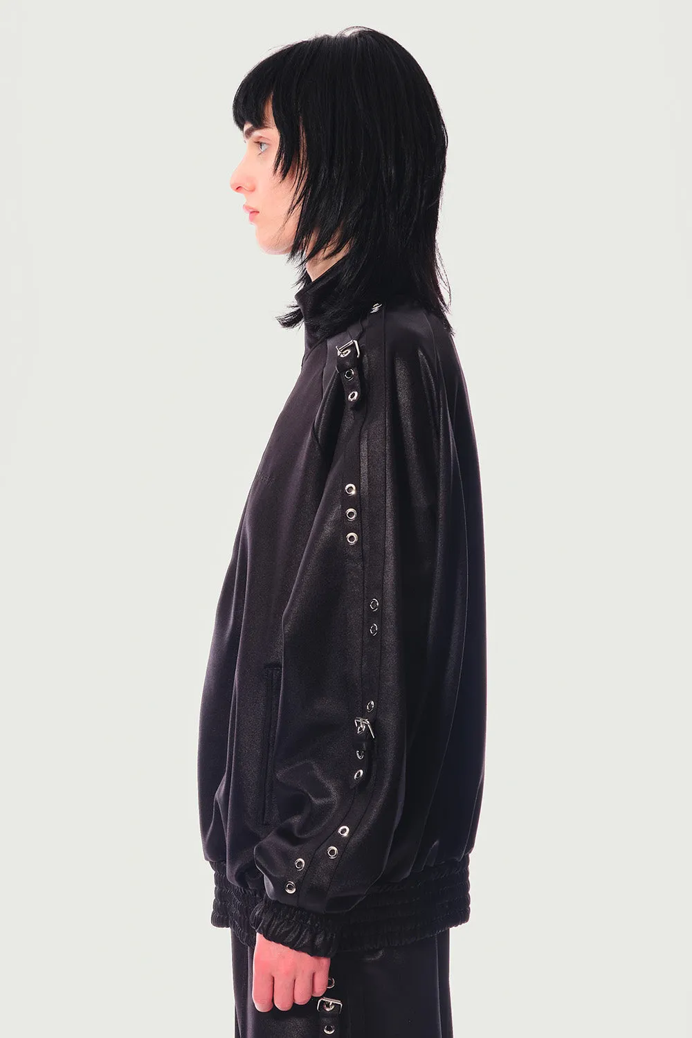 Jeanne Friot Tracksuit Jacket veste survêtement noire XL
