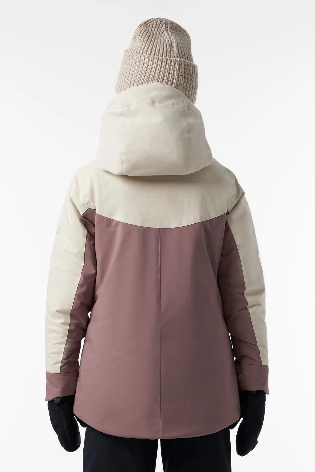 Orage Bromont veste isolée fille rose imperméable