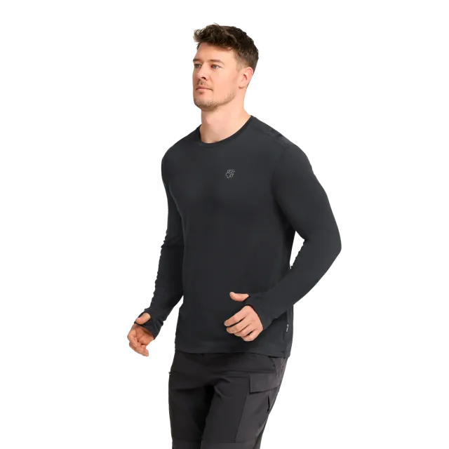Jack Wolfskin Wool LS M t-shirt laine homme manches