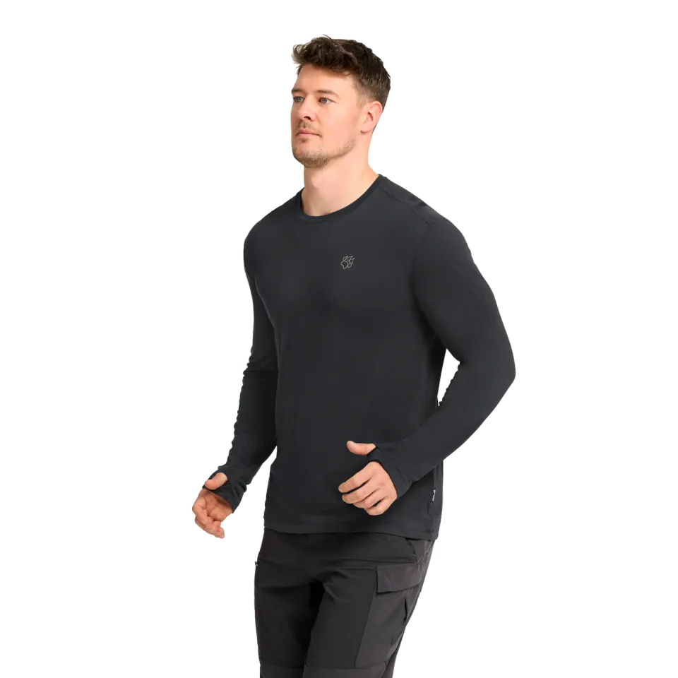 Jack Wolfskin Wool LS M t-shirt laine homme manches