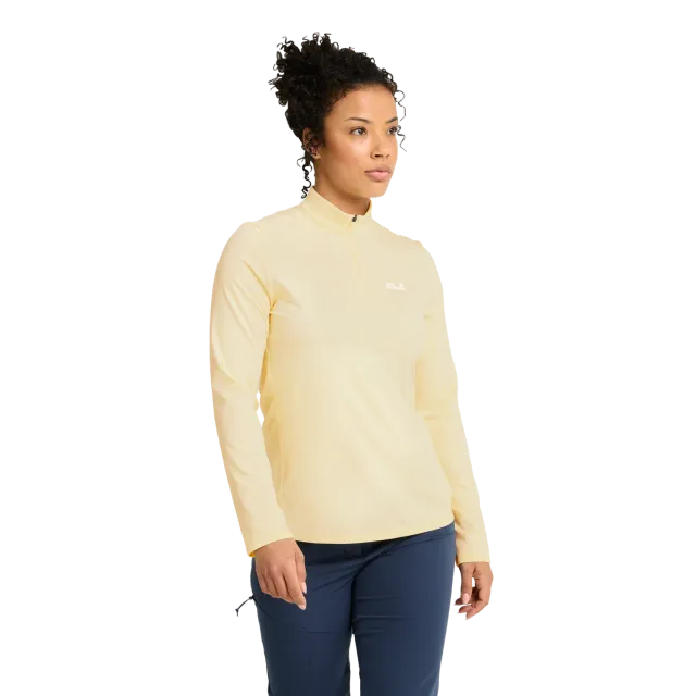 Jack Wolfskin Trail HZ W chemise femme zip respirante