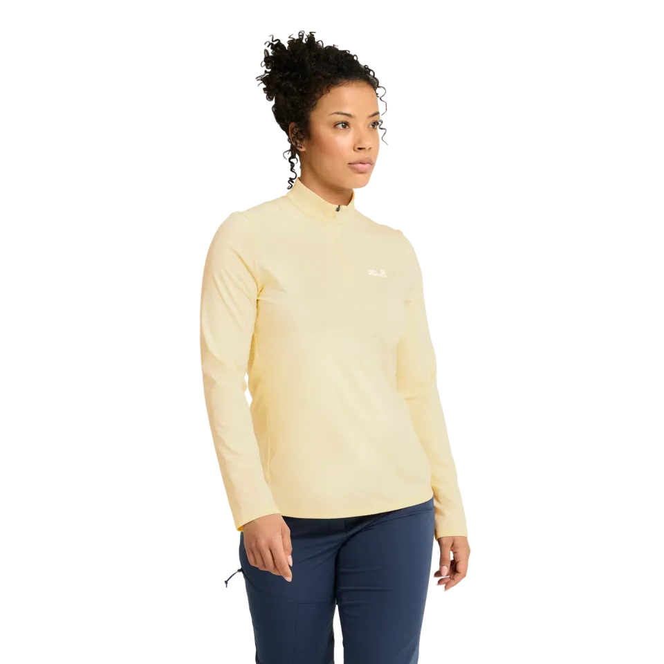 Jack Wolfskin Trail HZ W chemise femme zip respirante