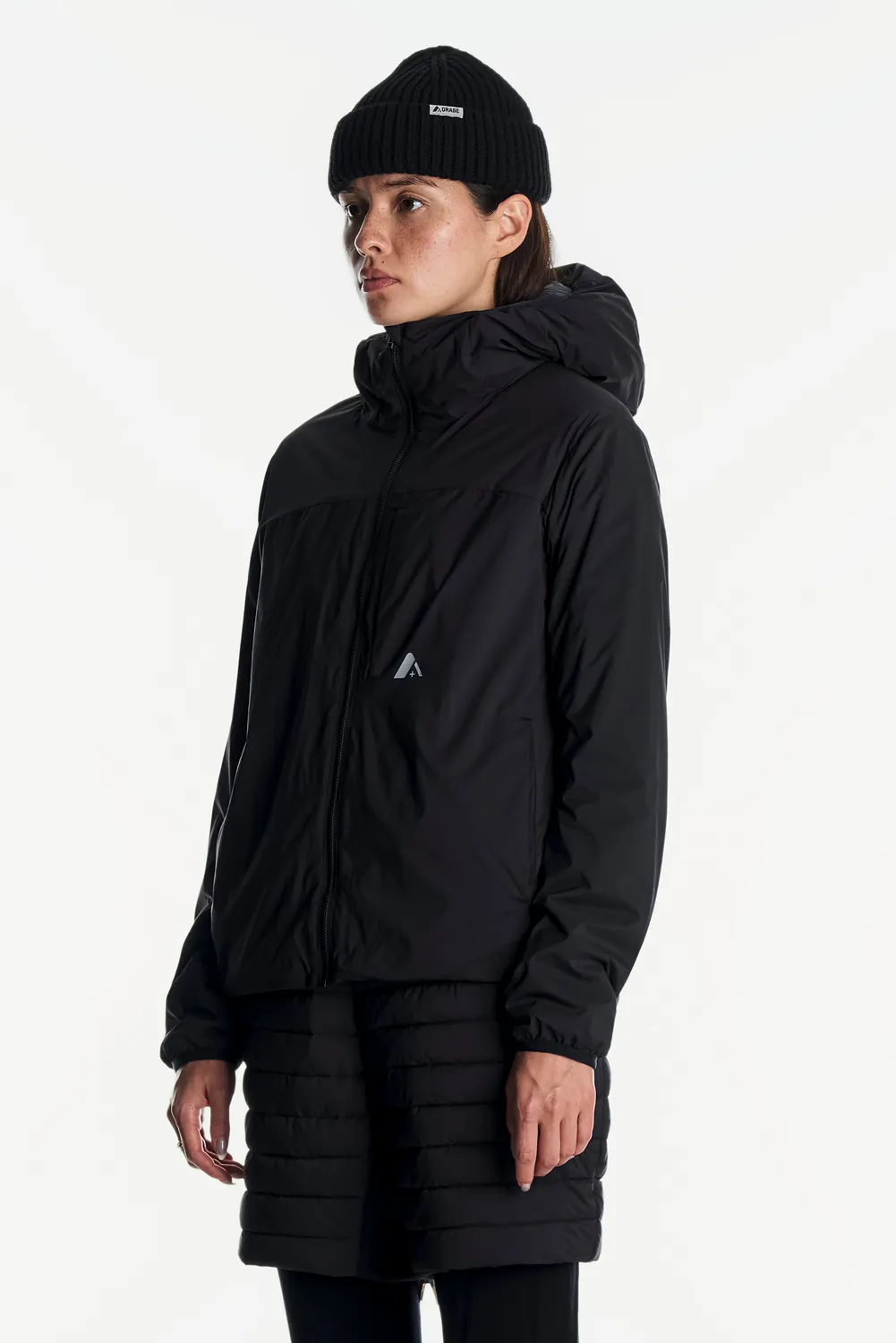 Orage Spine MTN-X Hooded veste ski Noir respirante