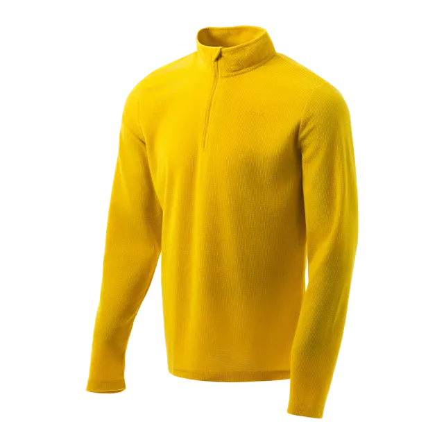 LHOTSE Jawad sulphur polaire demi-zip grid