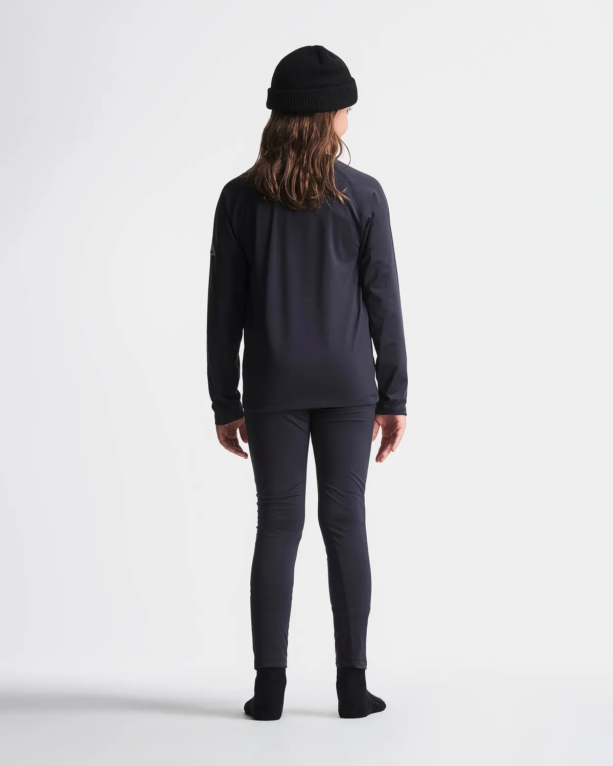 Orage Union sous-vêtement ski enfant noir stretch