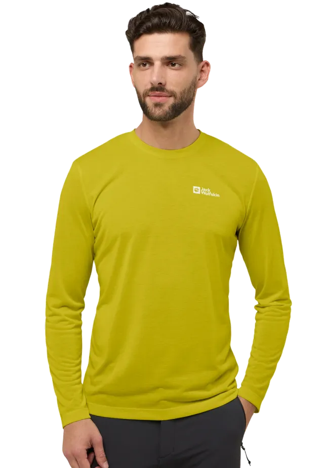 Jack Wolfskin Vonnan LS T t-shirt homme manches longues anti-odeur