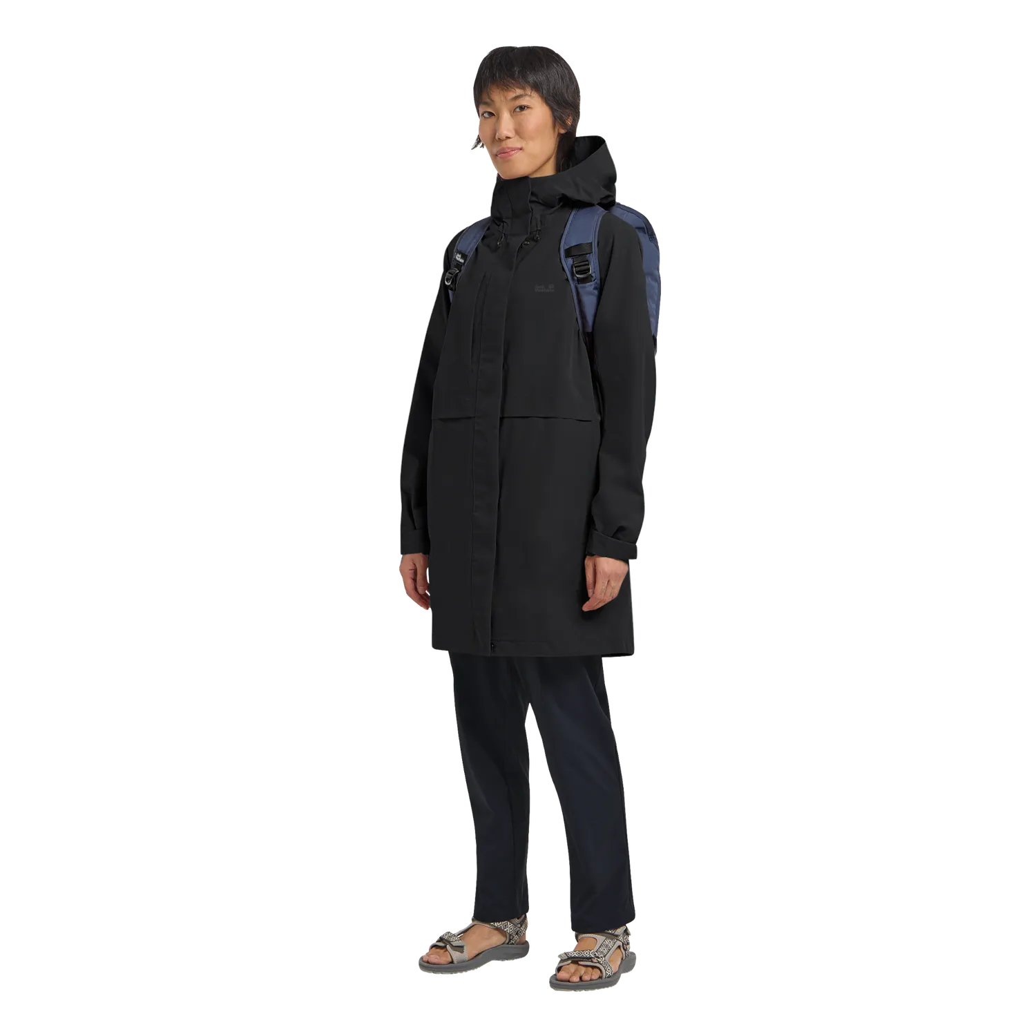 Jack Wolfskin Terraview 2L Coat manteau pluie femme mi-long