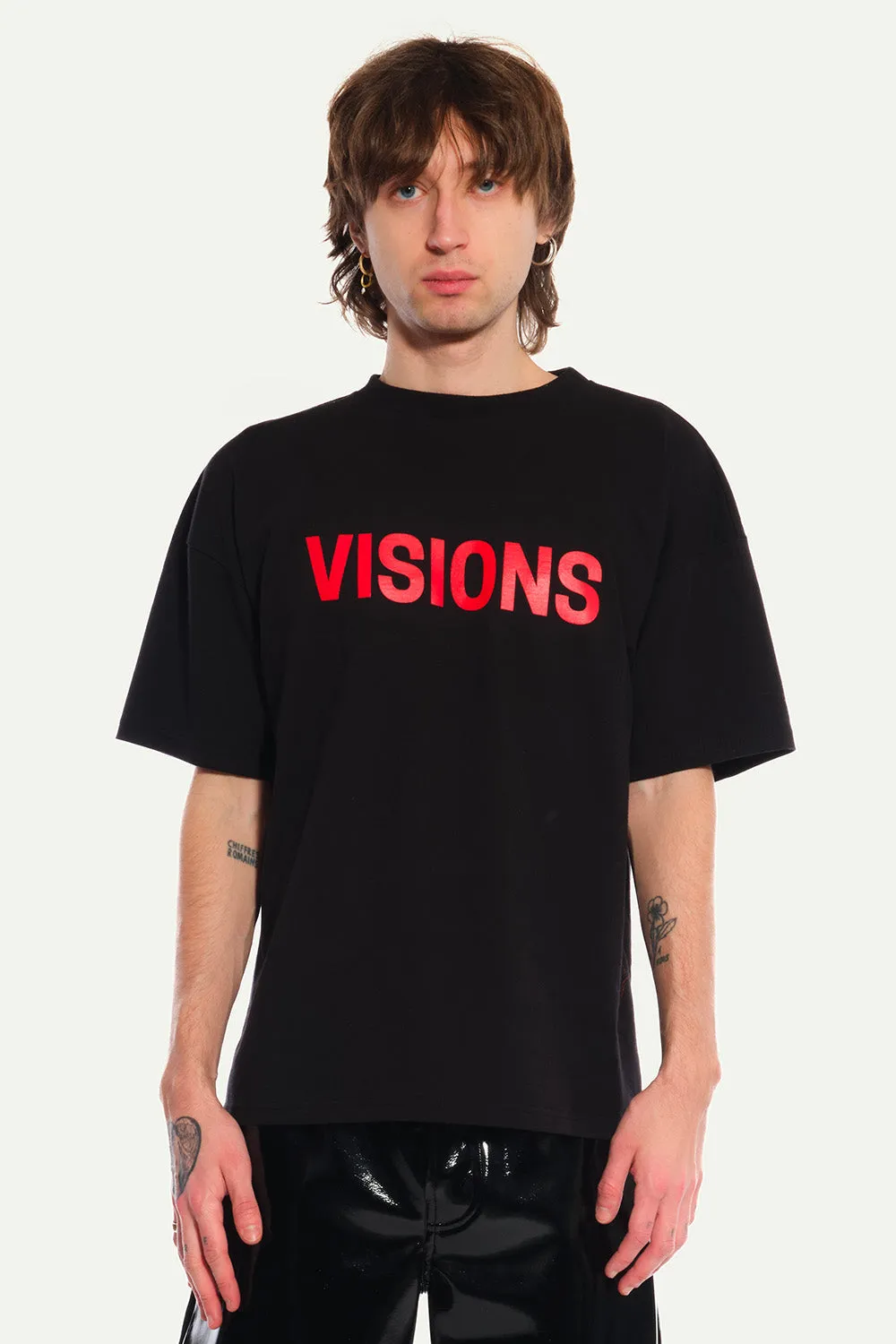 Jeanne Friot Visions tee oversize imprimé noir